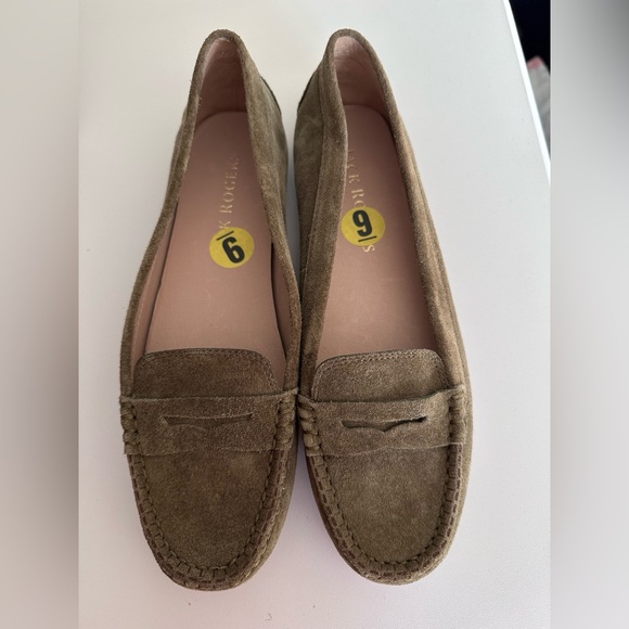 Jack Rogers Meyers Moc Toe Penny Loafer - Moss - Picture 3 of 6